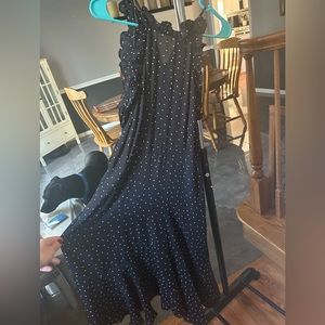 Black and white polka dot dress. Great condition super cute size small